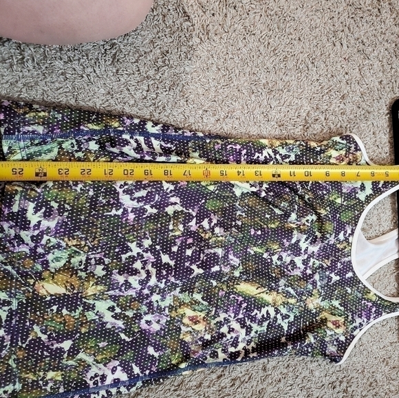 Lululemon floral tank-"Cool racerback tank" - Picture 4 of 6
